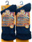 ZRWASKA Men's Diabetic Merino Wool Socks Extra Warm Thermal Sock 2.4 TOG UK Size 6-11Wol Blend, Hiking, Walking, Outdoor Winter 2 Pairs Sox (Pack of 2 (Black))