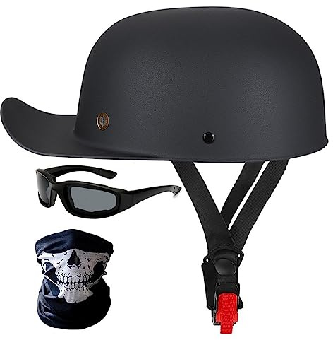 Halbschalenhelm Motorradhelm ECE-Zulassung Baseball Cap