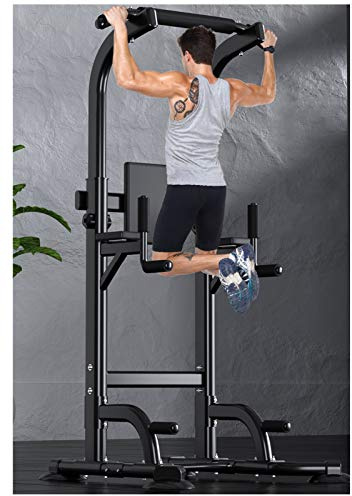 Stazione per trazioni e dip ad altezza regolabile, torre multifunzione per esercizi in casa, palestra, attrezzatura professionale per il fitness, supporto per l'allenamento della forza
