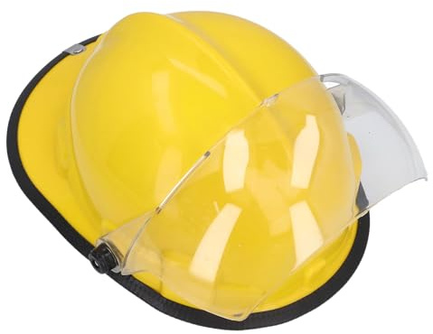 Casque de Sauvetage Ignifuge, Réglable, Résistant aux Chocs, Protection Complète de la Tête pour les Pompiers, Sauvetage D'urgence en Plein Air, Plastique ABS, Feuille D'aluminium