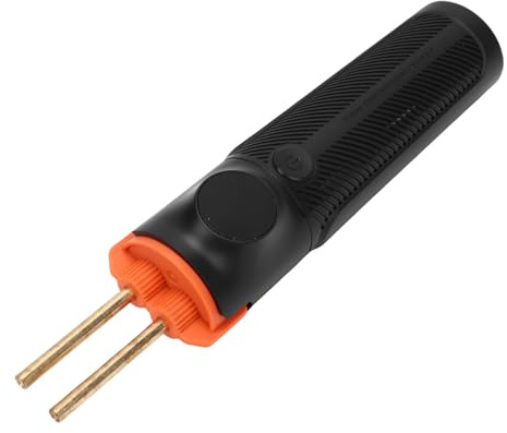 Lazmin112 Soldador de Plástico a Batería con Luz LED Kit de Soldadura de Plástico de Rendimiento a Alta Temperatura para Kits de Herramientas y Reparaciones Automotrices 1,5 X 1,3 X 8,2 Pulgadas