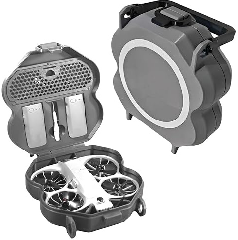 Caja de almacenamiento para DJI Neo 2, funda protectora de transporte, portátil, carcasa rígida de viaje, cubierta de protección a prueba de golpes, bolsa de almacenamiento compacta para accesorios de