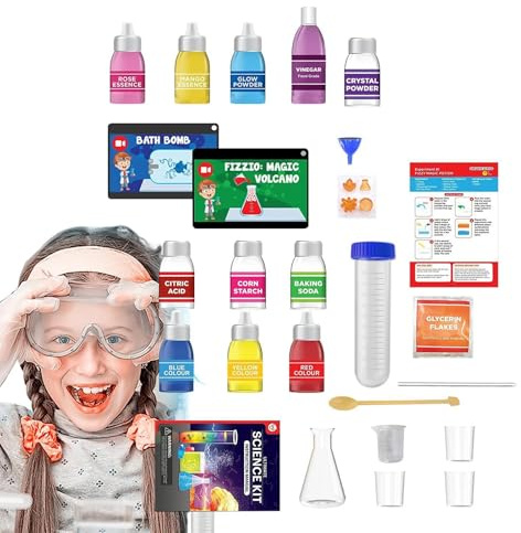 Vetenskapligt experiment kit - kemi set för, fysikprojekt, geologiaktiviteter, biologiska labbleksaker, födelsedagspresent idé, pedagogiskt lärande