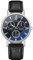 Reloj de hombre de acero automático muñeca vintage cuarzo niño náutico A13 (negro-azul A17-1), Black-blue A17-1, Correa