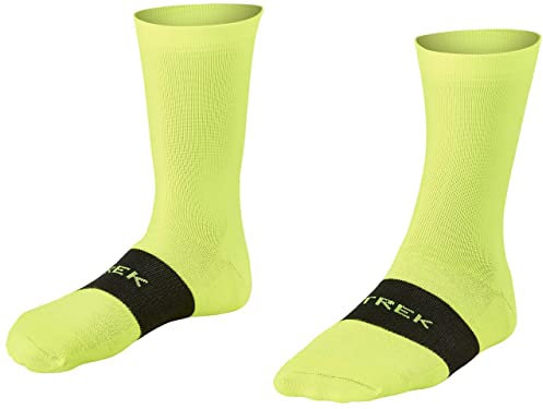 Bontrager Trek Race Crew Fahrrad Socken gelb 2025: Größe: S (37-39)