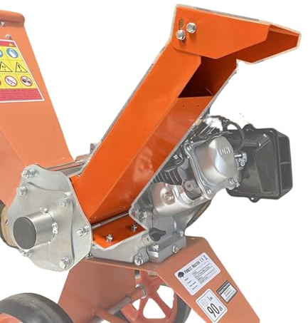 Forest Master FM4DDE-MUL Electric 4HP Garden Shredder with Upper Discharge Chute – Wood Chipper & Mulcher – 50mm Capacity – Compact, Adjustable, UK Engineered Design