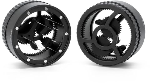 ARO Orbit PRO™ | Spirografisk espressofördelningsverktyg i aluminium | Växlad WDT för hemmabaristor och professionella kaféer (svart, 54 mm)