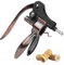 Premium Wine Bottle Opener, Lever-Pull Corkscrew with Ergonomic Handle, Bronze and Black