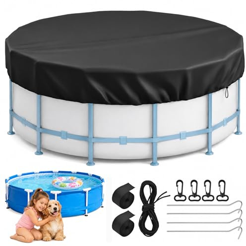 Biamaleu 210D Oxford Cobertor Piscina Redonda Cubierta Piscina Invierno