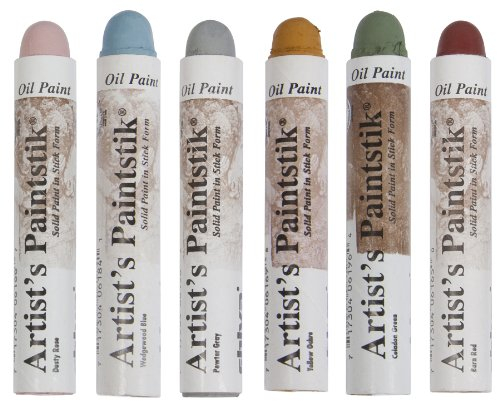 Jack Richeson Shiva Öl Paintstik, traditionelle Farben, Set von 6