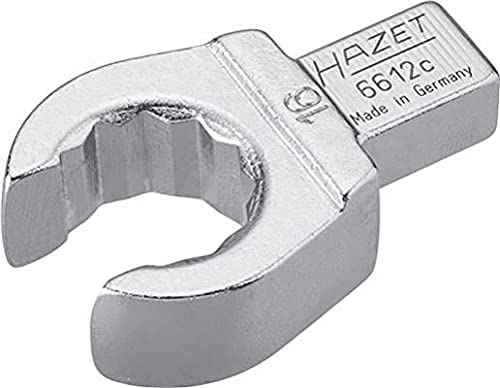 Hazet 6612C-16 Chiave ad Anello ad Innesto Aperto, Argento, Attacco Quadro ad Innesto 9 X 12 mm