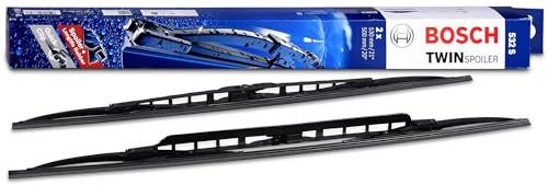 Escobilla limpiaparabrisas Bosch Twin Spoiler 532S, Longitud: 530mm/500mm – 1 juego para el parabrisas (frontal)