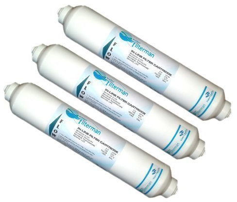 3 Pack of Water Filter Man in Line Water Filters