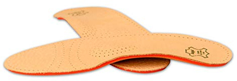 Kaps Leather Orthopedic Orthotic Insoles RELAX SCHOCK ABSORBER PECARI for flat feet, , 44 EUR / 10 UK
