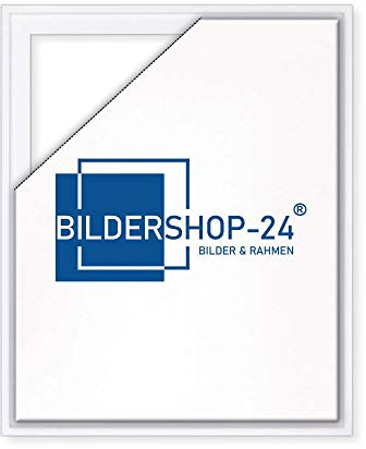 Bildershop-24 Schattenfugenrahmen Lemgo für Keilrahmenbilder und Leinwände 30x40cm Weiß Matt
