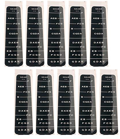 MILISTEN 10st Geige Für Anfänger Geigenband Geigenhalsstütze Fingerführung Geigenreinigungsset3 Violine-aufkleber Geigenbrücke Schulterstütze Griffbrett Aufkleber Sauber Musikinstrument