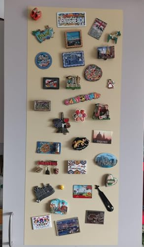 70 x 60 cm, utan skadliga ämnen, magnettavla, PVC-fri – 13 färger, tavla för barn, väggtavla – självhäftande och magnetisk inkl. kritpenna (beige)