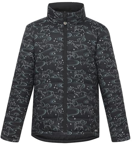 Kerrits Kids Ride The Wind Reversible Quilted Jacket Black/Black Size: M