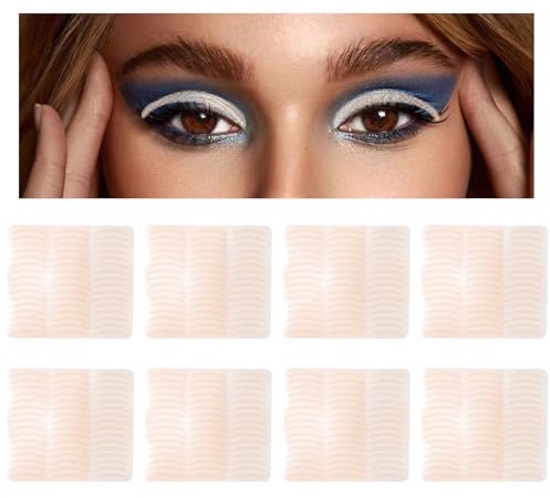 Schlupflider Stripes Unsichtbar 192 PCS Doppelte Augenlid Stripes Wasserdicht Lifting ohne OP Hautfreundlich Natürlich Eyelid Tapes Straps Strip als Lifting Set Augen-Lidstraffung Augenpads M