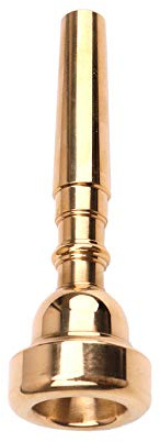 Pointe en Bouche de Trompette en Métal, 7c Accessoires de Trompette Pièces pour la BB, or