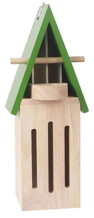 Mangeoire Papillon Naturel Suspendu Et Abri Habitat De Vie Résistant Aux Intempéries En Bois Pour Le Jardin Attraction Animale Jardin Papillons Maison D'habitat
