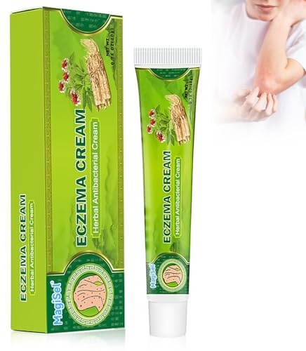 Ekzem-Creme, Ekzem Anti Juckreiz Creme, Beruhigende Pflanzencreme bei Ekzemen und Hautirritationen, 20g Feuchtigkeitscreme, Beruhigt die Haut