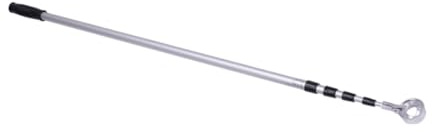 wueiooskj Golfbollshämtare Golfbollsplockare Övre klubba Justerbar teleskopisk längd Starkt skaft i aluminiumlegering Enkel övre klubba Skaft i, Silver, 5 sektioner