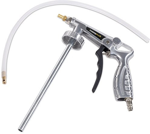 POWERPLUS 10640 - Pistolet à Cartouche Anticorrosion - Tube Flexible de 50 cm - Idéal pour traiter la carrosserie d'un véhicule et la protéger de la rouille