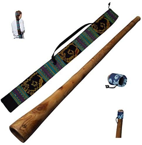 Australian Treasures - DIDGERIDOO: Mahogany PRO 147cm including I-kat bag and mouthpiece protector