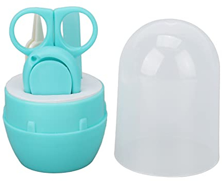 Kit de cortaúñas para bebés, kit de uñas para bebés, tijera segura, cortaúñas, pinzas para archivos, juego de manicura portátil para niños pequeños para bebés