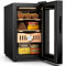 Mojgar 26L Humidor électrique, 200 comptes Humidor Cigare Electrique avec contrôle de la température de refroidissement, Armoire Cave à cigares avec étagères en bois de cèdre espagnol et hygromètre