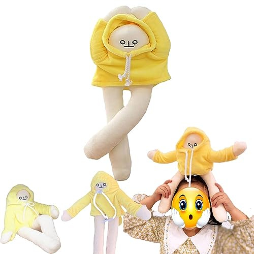 iNelihoo 15 Zoll Plüsch-Bananenmann Banane Puppe Spielzeug Stoffpuppe mit Magnet lustige Mannpuppe Dekompressionsspielzeug Lustige Mann Puppe Dekompression Spielzeug Geburtstagsgeschenk