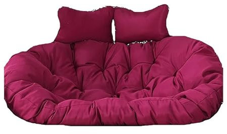 AZVFLY Hängesessel Kissen, Twin Sitzkissen Hängesessel 2 Personen, Ultra Dick Anti-Verformung Auflagen Polster für Schwingsessel, Outdoor Indoor HäNgesessel Polsterauflage