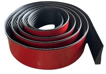 Rampa per soglia della porta in PVC Rampa in gomma autoadesiva Rampa di carico per Sedia a rotelle, Passeggini, Deambulatori o Scooter 200x5x1cm