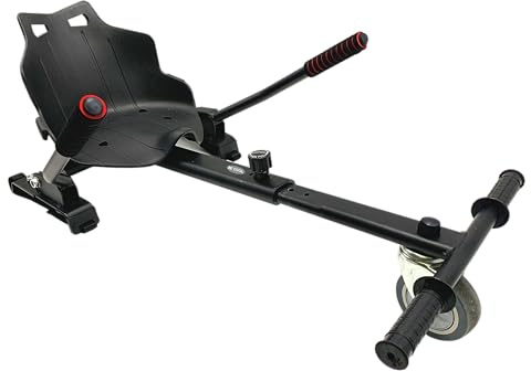 BE COOL Sitting Bull Kart Fixation pour hoverboard Siège universel Longueur réglable 68-90 cm Charge maximale 100 kg Compatible avec Hoverboards 6,5 & 8,5