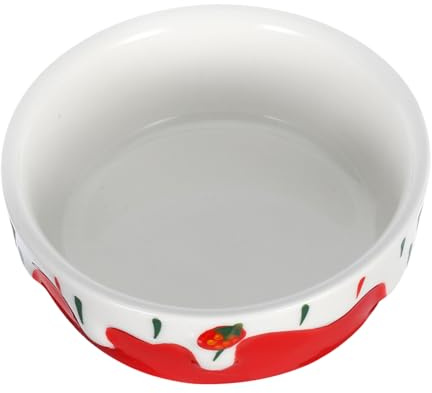 POPETPOP Food Eliver d'alimentation Plat Céramique Hamster Bol De Nourriture Bol De Hérisson pour Hamsters Pigs Guinée Chinchillas Lapins Et Hérissons