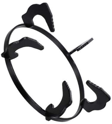 ABOOFAN Anneau de Support Rond en Métal Électrolytique pour Cuisinière à Gaz, Capacité Renforcée, Installation Facile, pour Wok et Casseroles Cuisine ou Restaurant