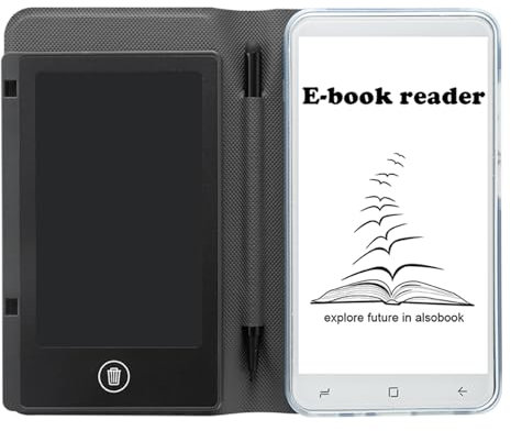 TFixol Lettore di e-book da 5,0 pollici, altoparlante integrato, fotocamera da 5 m, e-reader con tablet manuale per apprendimento curriculare o lettore PDF video, bianco