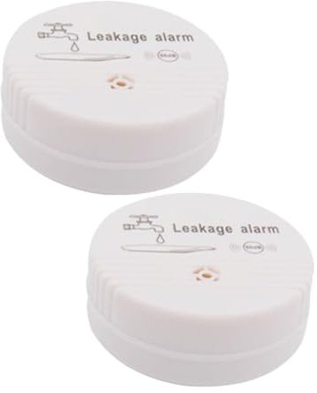DIYEAH 2pcs Water Leakage Detection Alarm with Loud Water Leak Alarm Featuring Longterm Reliability and Versatile Installation for Bathroom and Kitchen Use Compatible with Zigbee