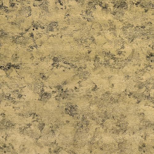 CHIHUT Antique Gold Peel and Stick Wallpaper 12x100 Textured Embossed Metallic Wallpaper for Kitchen Bathroom Removable Waterproof Metal Contact Paper for Countertops Fridge Vinyl Gold Wall Paper