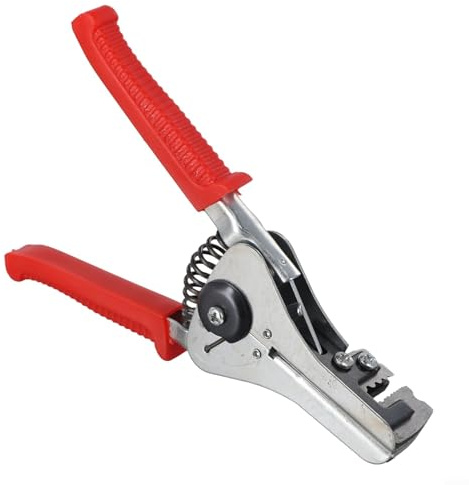 Automatische Drahtschälzange mit verstellbarem Lineal, Abisolierzange für sauberes und präzises Abisolieren von Drahtkernen, entworfen für elektrische und DIY-Anwendungen (gewöhnlich)