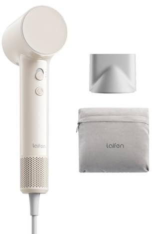 Laifen Air Asciugacapelli con Borsa Porta, Phon Capelli 280g, Tè al Latte