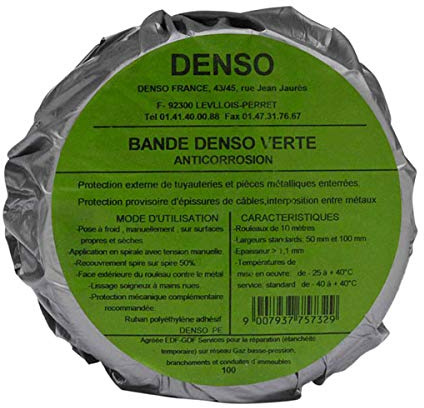 BANDE DE PROTECTION DENSO VERTE ANTI-CORROSIVE