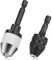 Fixinus 2 Stück Keyless Bohrfutter – 1/4 Sechskantschaft Bohrer Adapter, Schnellwechsel Konverter Verlängerung Schraubendreher Bohrer Adapter für Schlagbohrmaschine (0.3-6.5mm, 0.3-3.6mm)