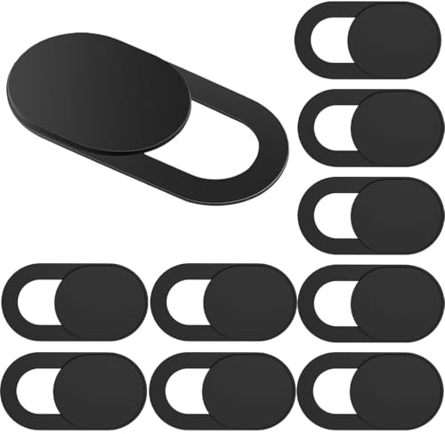 [10 Pièces] Webcam Cover, Cache Camera Ultra-Mince pour Tablettes, Ordinateur Portable, PC, Smartphone