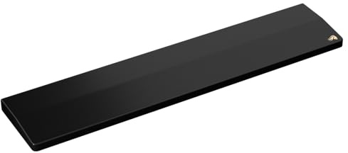 Glorious Gaming Wooden Keyboard Wrist Rest (Full Size) - Weiße Esche, mittelgrobe Maserung, glatte Oberfläche, schweiß- und ölbeständig, leicht zu reinigen, rutschfeste, 430 x 100 x 19mm - Onyx