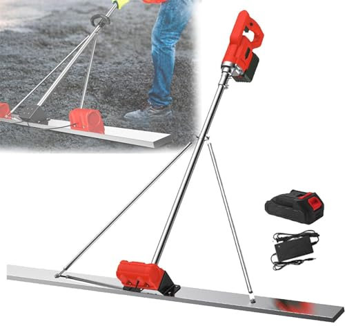 Kit Vibrante massetto calcestruzzo Massetto in Potente calcestruzzo, massetto per calcestruzzo, set vibranti, strumenti per la preparazione delle superfici, alimentato a batteria, co