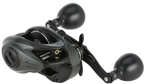 Abu Garcia Beast Low Profile Baitcasting Reel | Freshwater & Saltwater Predator Casting Fishing Reel | 7.3:1 Gear Ratio | Power Stack Carbon Drag | Aluminium Body | 2000 | Left Handed