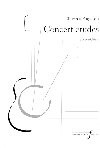 Concert Etudes for guitar.