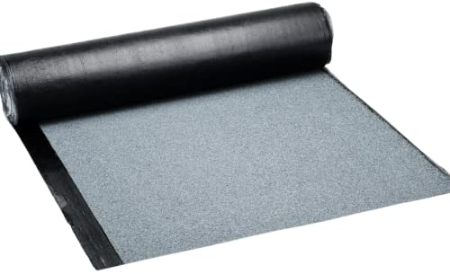 DSTOCK60 - Feutre de Toiture rouleau 5㎡ gris - Sous-couche de Base de Revêtements de Toit Extérieur Souterraine de Bâtiment Bitume